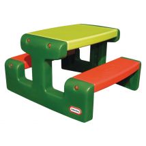 Table Banc Extèrieur Vert Et Rouge - Manutan Collectivités