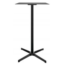 Table Carrée Extérieur Lucie - Noir - H 105 Cm - Manutan Collectivités