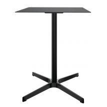 Table Carrée Extérieur Lucie - Noir - H 73,5 Cm - Manutan Collectivités
