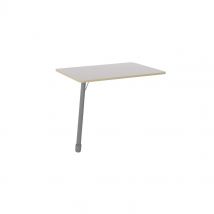 Table Console Média M Blanc - Pieds Métal - Manutan Collectivités