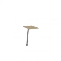 Table Console Média S Bouleau - Pieds Métal - Manutan Collectivités