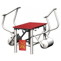 Table De Musculation Extérieure Avec Poids - Fixation Platines - Manutan Collectivités