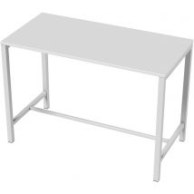 Table De Réunion Haute Jona Plateau Blanc Long : 160 Cm - Manutan Collectivités