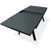 Table Jardin Stockholm 225x96cm Gris Anthracite - Manutan Collectivités
