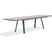 Table Jardin Stockholm 300x96cm Alu+céramique Gris Anthracite - Manutan Collectivités
