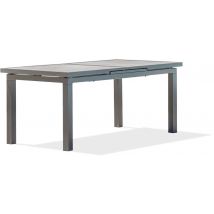 Table Jardin Venise 250x95cm Aluminium+céramique Gris Anthracite - Manutan Collectivités