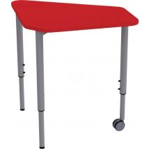 Table Mobile Géométra Mélaminée T3 À 7 Rouge - Manutan Collectivités