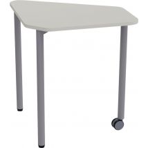 Table Mobile Géométra Mélaminée T5 Gris - Manutan Collectivités
