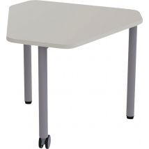 Table Mobile Géométra Trapèze 60° 68x60,5 Cm Stratifié T3 Gris - Manutan Collectivités
