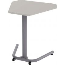 Table Mobile Nomade Trapèze 45° Mélaminé T6 Gris - Manutan Collectivités