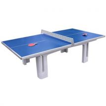 Table Ping Pong En Beton Polymere Solido P30 Maillith - Coins Standards - Bleu - Manutan Collectivités