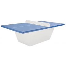 Table Tennis De Table Square Résitec 60 Mm Filet Et Coins Sécuri Bleu - Manutan Collectivités