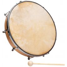 Tambourin Peau Naturelle 20 Cm-fuzeau - Manutan Collectivités