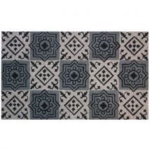 Tapis Coco Naturel À Carreaux Ciment - Manutan Collectivités