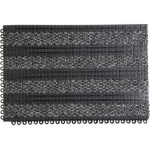 Tapis D'accueil En Dalles Emboîtables-29cmx44cm-gris - Manutan Collectivités