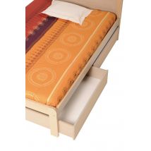 Tiroirs Rangement Pour Lit 190x90 Bleu Cosmique/hêtre - Manutan Collectivités