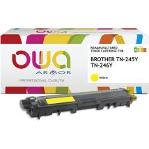 Toner Remanufacturé Brother Tn-245y - Tn-246y - Owa - Manutan Collectivités