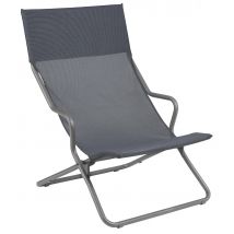 Transat Lounger Horizon Storm Grey Lafuma - Manutan Collectivités