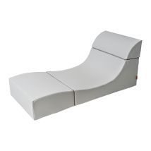 Transat En Mousse Pliant Adulte Gris - Manutan Collectivités