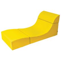 Transat En Mousse Pliant Adulte Jaune - Manutan Collectivités