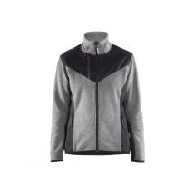 Veste En Maille Gris Chiné Et Noir Pour Femme - Manutan Collectivités