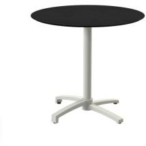 X Cross Table De Bistrot Ronde Noir - Manutan Collectivités