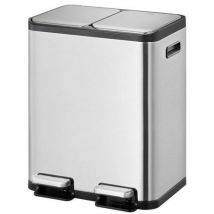 Poubelle à pédale tri sélectif EcoCasa II 2x30L - EKO