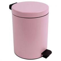 Badkamer Prullenbak Retro 5 L - Roze, - Prosper