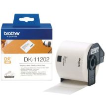 Brother - DK Verzendetiketten Wit - 100x62mm - 300 etiketten/rol - DK11202