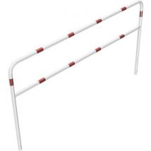 Beschermbeugel Met Dwarsbalk Voor Beton Wit/rood 2500mm, - Schake