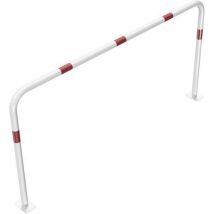 Beschermbeugel Zonder Dwarsbalk Wit/rood 2000mm Ø 48mm, - Schake