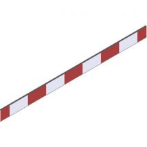 Hekwerk Voor Hoogtebegrenzing Folie - Rood/wit, - Schake