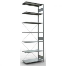 Lichte stelling Easy-Fix - Enkelzijdig - H 3000 mm - Gegalvaniseerd - Schulte