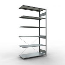 Rayonnage léger Easy-Fix - Simple face- H2500 mm - galvanisé - Schulte