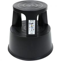 Verrijdbaar opstapkrukje polypropyleen - 2 treden - Manutan Expert