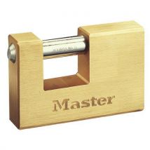 Hangslot Met Sleutel, Messing, Rechthoekig 608eurd, - Master Lock