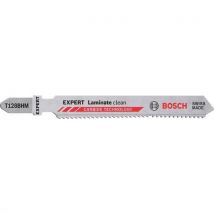 Bosch - Decoupeerzaagblad EXPERT T128BHM - 3 stuks - Voor gelamineerde panelen - 92mm