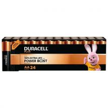 Pile alcaline AA Plus Powerboost - 24 unités - Duracell