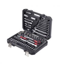 Doppenset 82 Delig 1/4“ 1/2” En 5/16“ In Opbergkoffer, - Tool France