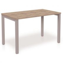 Bureau Arial Rechthoekig 180x80 Cm Dikte 25 Mm Brunswick/alu, - EOL