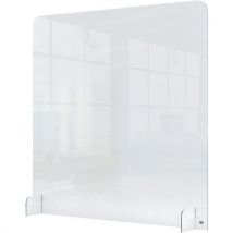Veiligheidsscherm balie - transparant acryl - 700 x 850 mm - Nobo