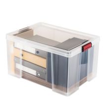 Opbergbox Clip'n Store Transparant 75 L, - Sundis