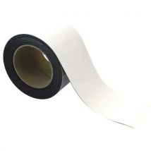 Bande magnétique effaçable pour marquage - 10 m - Blanc - Manutan