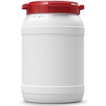 Curtec - Dekselvat 20L Type 7020 - Culinaire Toepassing - UN Norm Goedgekeurd - Wit Rood