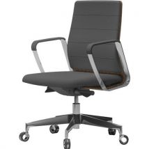 Fauteuil de direction Directa avec dossier bas - Quadrifoglio