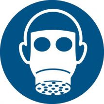 Panneau pictogramme protection respiratoire obligatoire