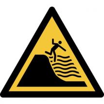 Panneau pictogramme Rivage En Forte Pente