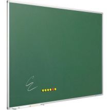 Krijtbord Softline Profiel, Emailstaal Grijs 90x120 Cm, - Smit Visual