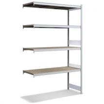 Grootvakstelling met legbord van houtvezelplaat DxH 624x2500 mm