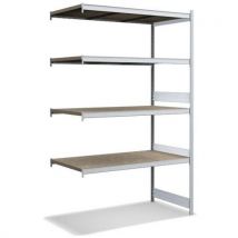 Rayonnage à tablettes - grande largeur en bois aggloméré - Bito